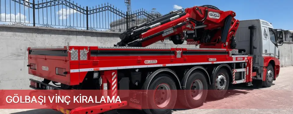Gölbaşı İlçemi Vinç Kiralama